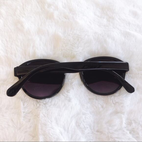 Mya Black & Silver Round Fashion Sunglasses - Picture 9 of 10